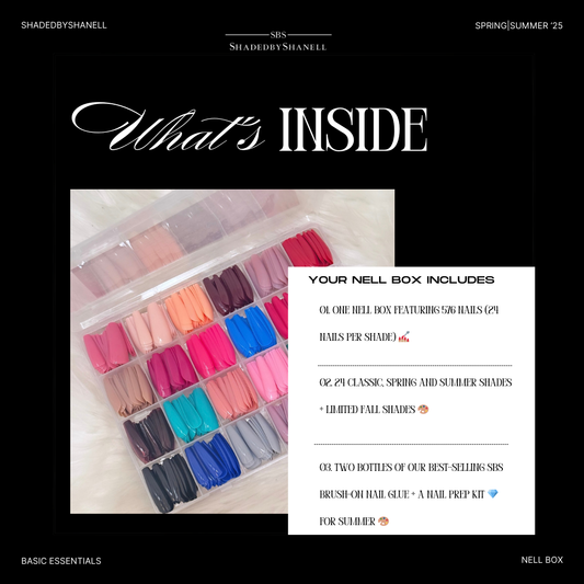SBS NELL BOX | Spring & Summer | LONG BALLERINA | 576 Nails