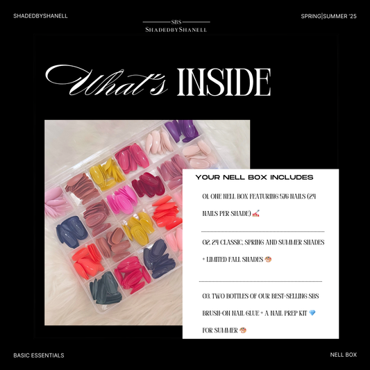 SBS NELL BOX | Spring & Summer | SHORT COFFIN | 576 Nails
