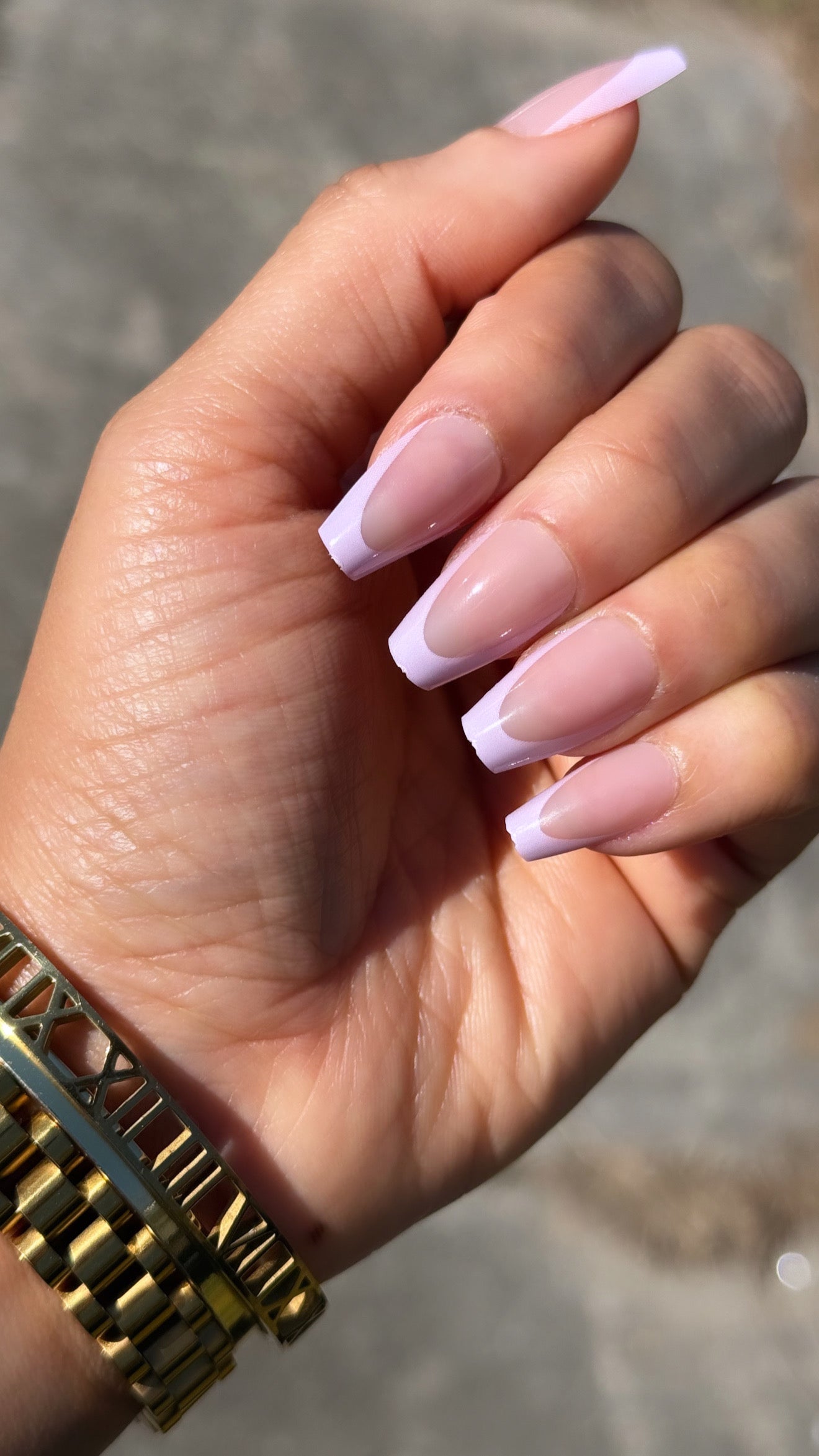 ShadedbyShanell Essential French Tips | NUDE FILL| 30 NAILS PRESS-ON SET | Short Ballerina
