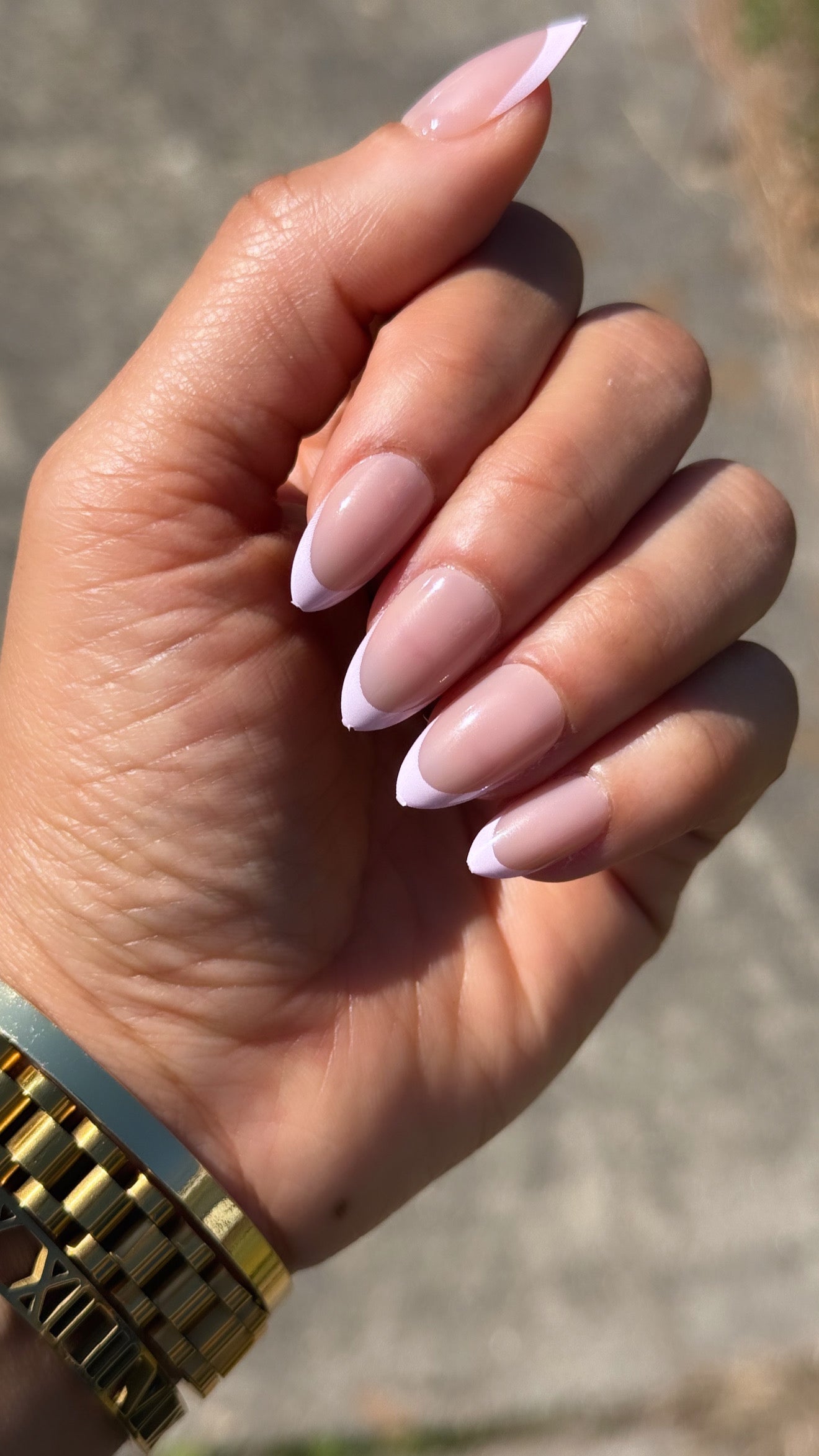 ShadedbyShanell Essential French Tips | NUDE FILL | 30 NAILS PRESS-ON SET | The Perfect Length Almond