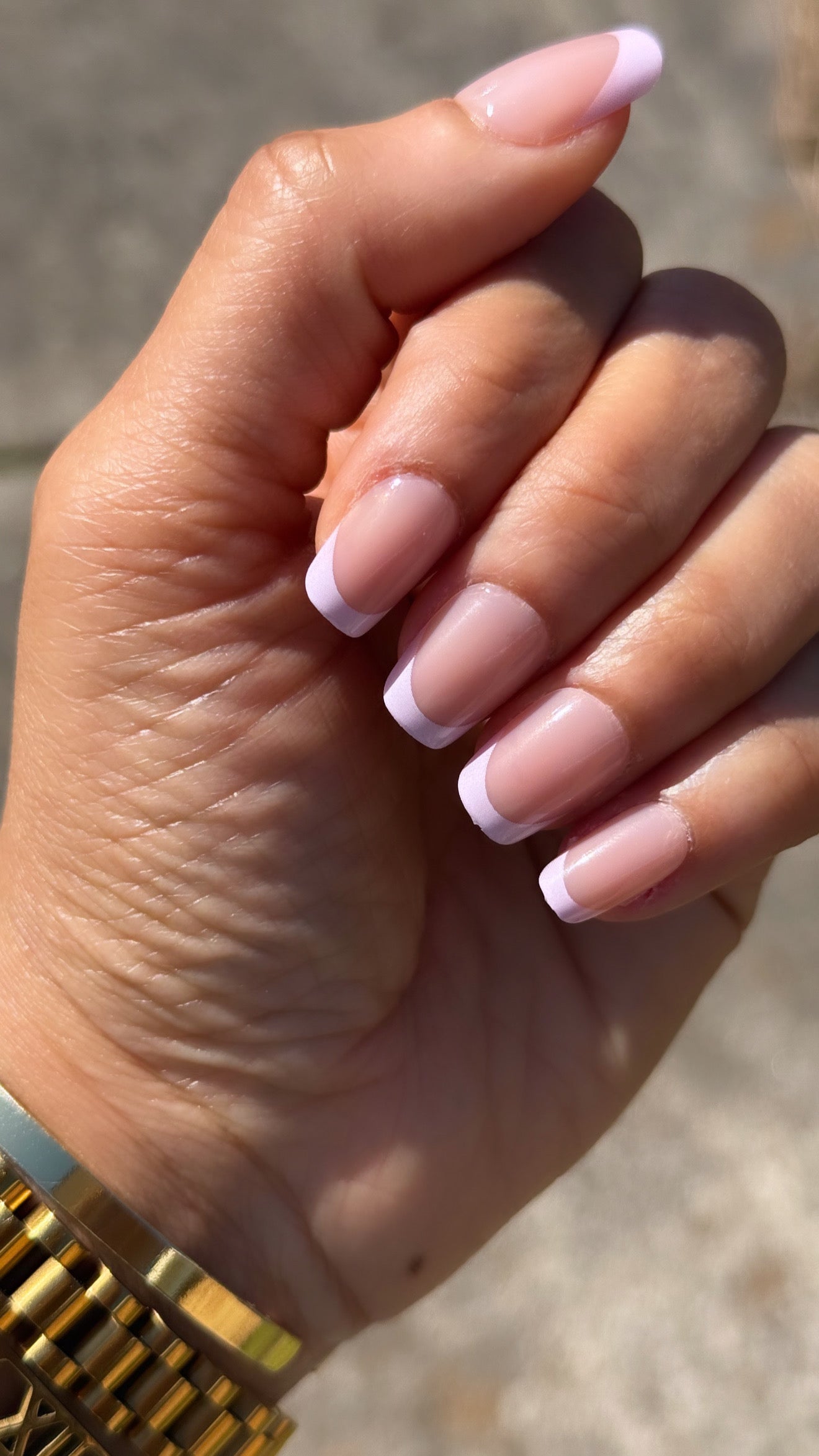 ShadedbyShanell Essential French Tips | NUDE FILL | 30 NAILS PRESS-ON SET | The Perfect Length Square