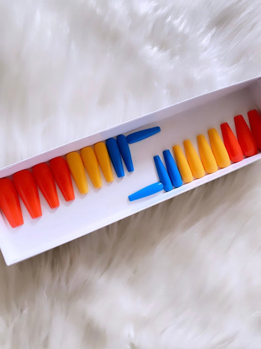 Fall for the Shade '23: School Daze - Premium Press-On Nails from ShadedbyShanell - Just $25! Shop now at ShadedbyShanell