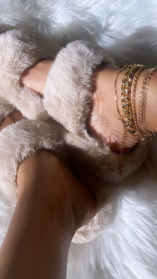 The It Girl Anklet Set | Gold - Premium Anklet from ShadedbyShanell - Just $10! Shop now at ShadedbyShanell