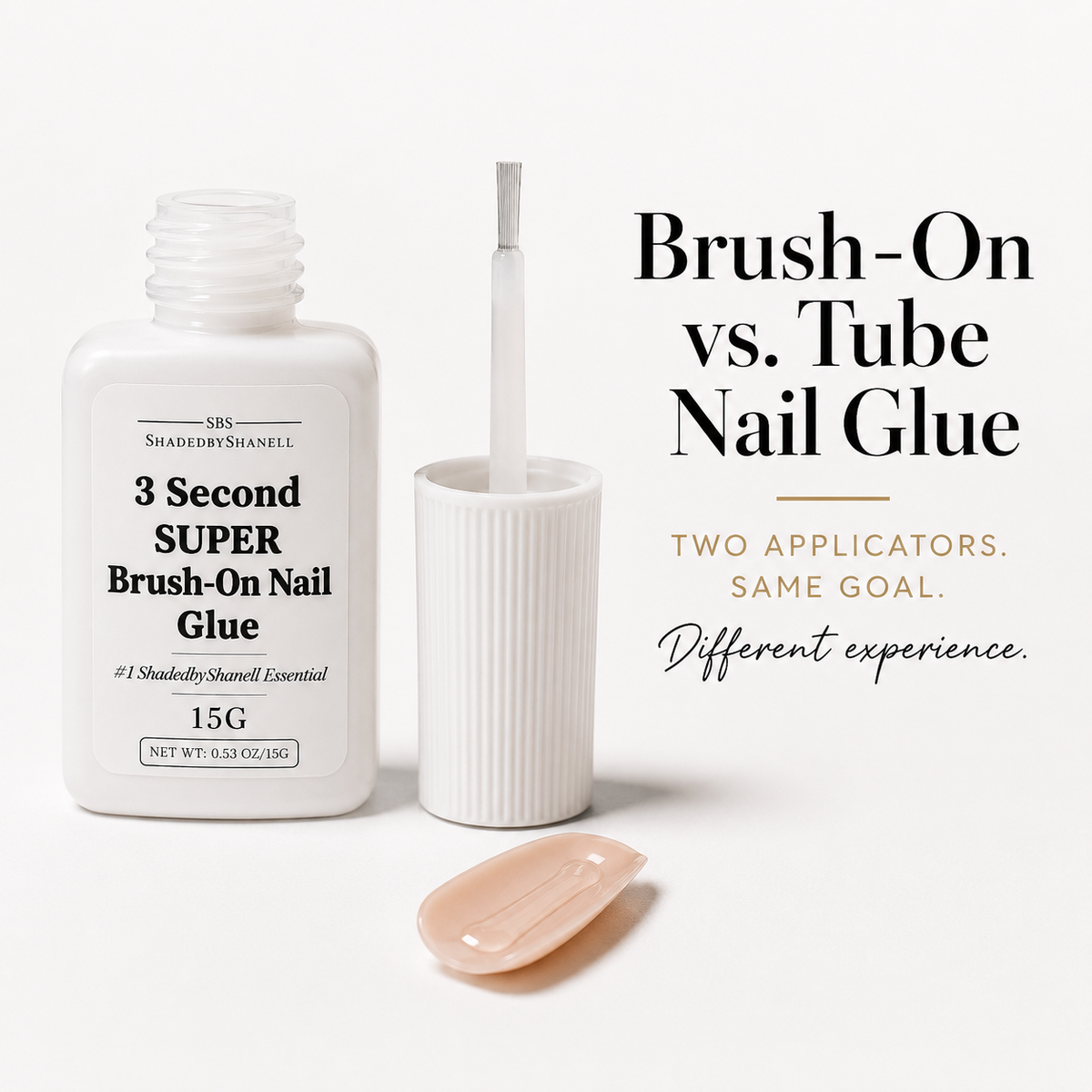 Brush-On Nail Glue vs. Tube Nail Glue: What’s the Difference?
