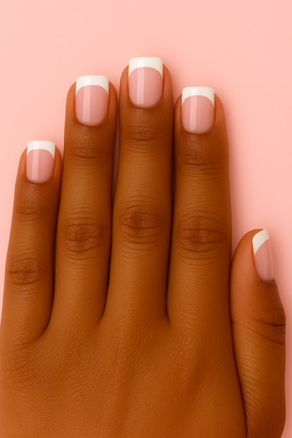 ShadedbyShanell Essential French Tips | PINK FILL | 30 NAILS PRESS-ON SET