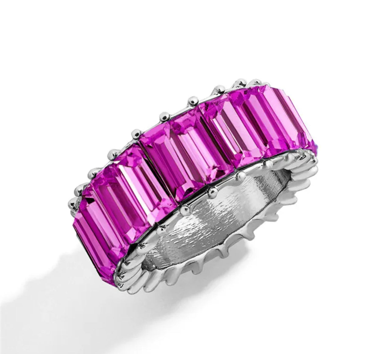 Barbie Pink Ring | Pink & Silver - Premium Ring from SBS - Just $5! Shop now at ShadedbyShanell