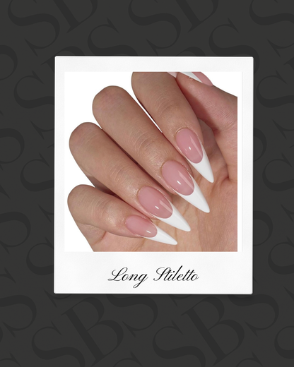 ShadedbyShanell Essential French Tips | PINK FILL | 30 NAILS PRESS-ON SET