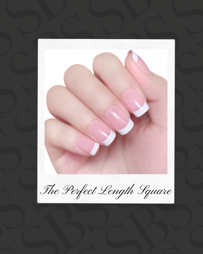 ShadedbyShanell Essential French Tips | PINK FILL | 30 NAILS PRESS-ON SET