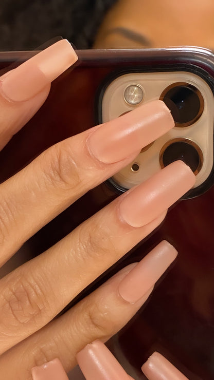 Fall for the Shade ‘23: Sensual Nude | Matte - Premium Press-On Nails from ShadedbyShanell - Just $25! Shop now at ShadedbyShanell