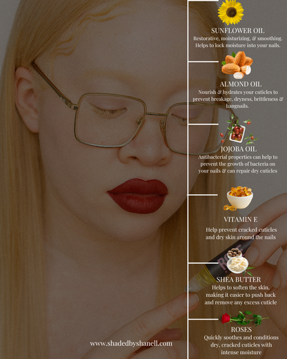 ShadedbyShanell Essential Rose Infused Cuticle Oil