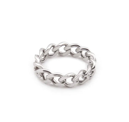 Chain Ring | Silver - Premium Ring from SBS - Just $5! Shop now at ShadedbyShanell