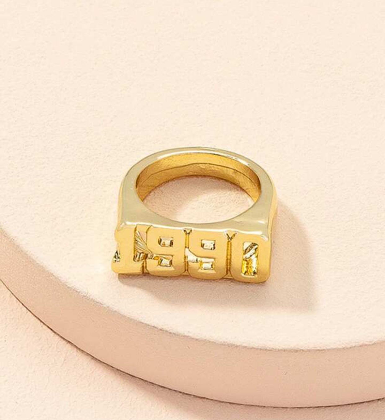 The Year of Shanell 1990 Midi Ring | Gold