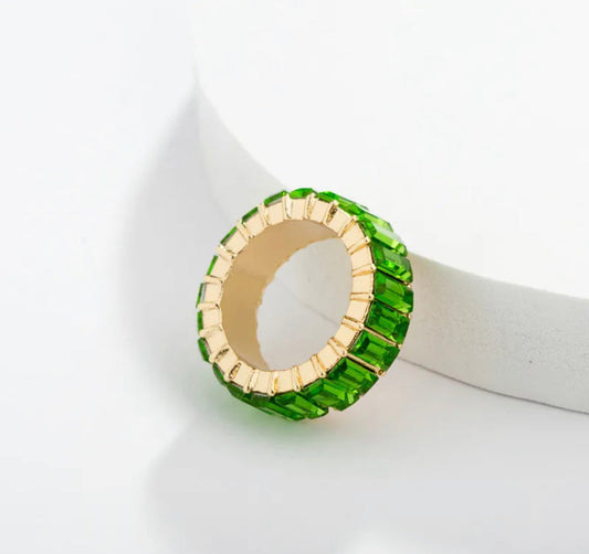 Seeing Green Ring | Green & Gold - Premium Ring from SBS - Just $5! Shop now at ShadedbyShanell