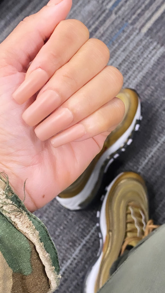 Fall for the Shade ‘23: Sensual Nude | Matte - Premium Press-On Nails from ShadedbyShanell - Just $25! Shop now at ShadedbyShanell
