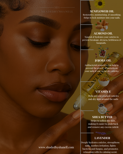 ShadedbyShanell Essential Lavender Infused Cuticle Oil