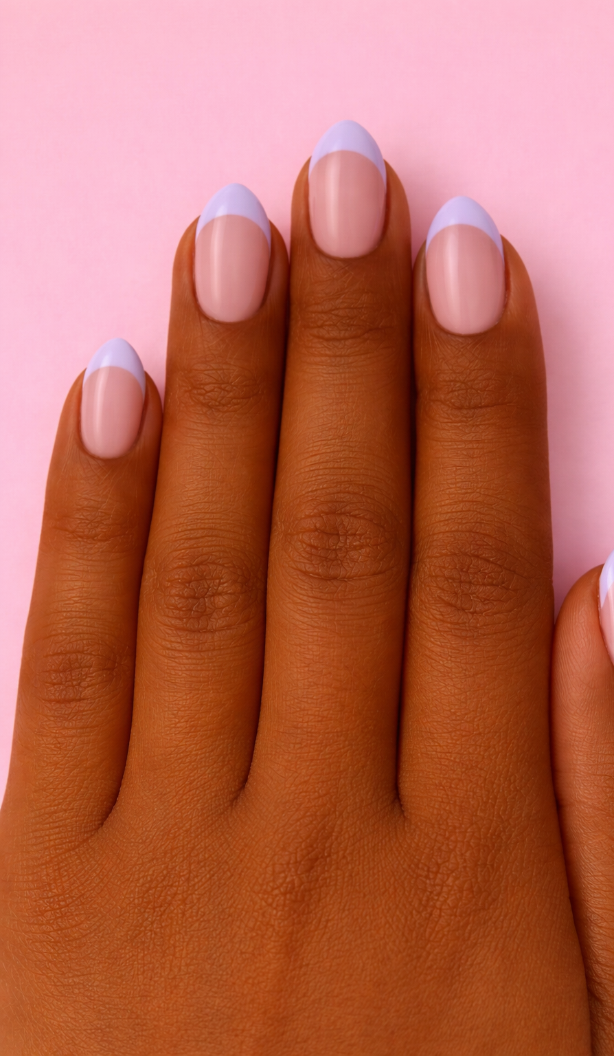 ShadedbyShanell Essential French Tips | NUDE FILL | 30 NAILS PRESS-ON SET | The Perfect Length Almond