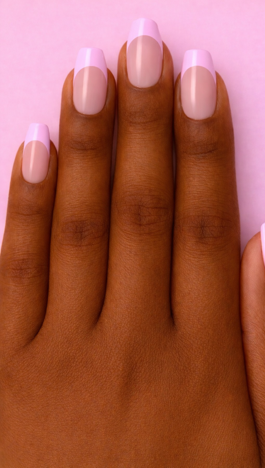 ShadedbyShanell  Essential French Tips | NUDE FILL| 30 NAILS PRESS-ON SET | Short Ballerina
