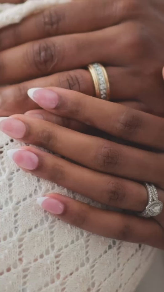 Everyday Essential French Tips | PINK FILL | 30 NAILS PRESS-ON SET